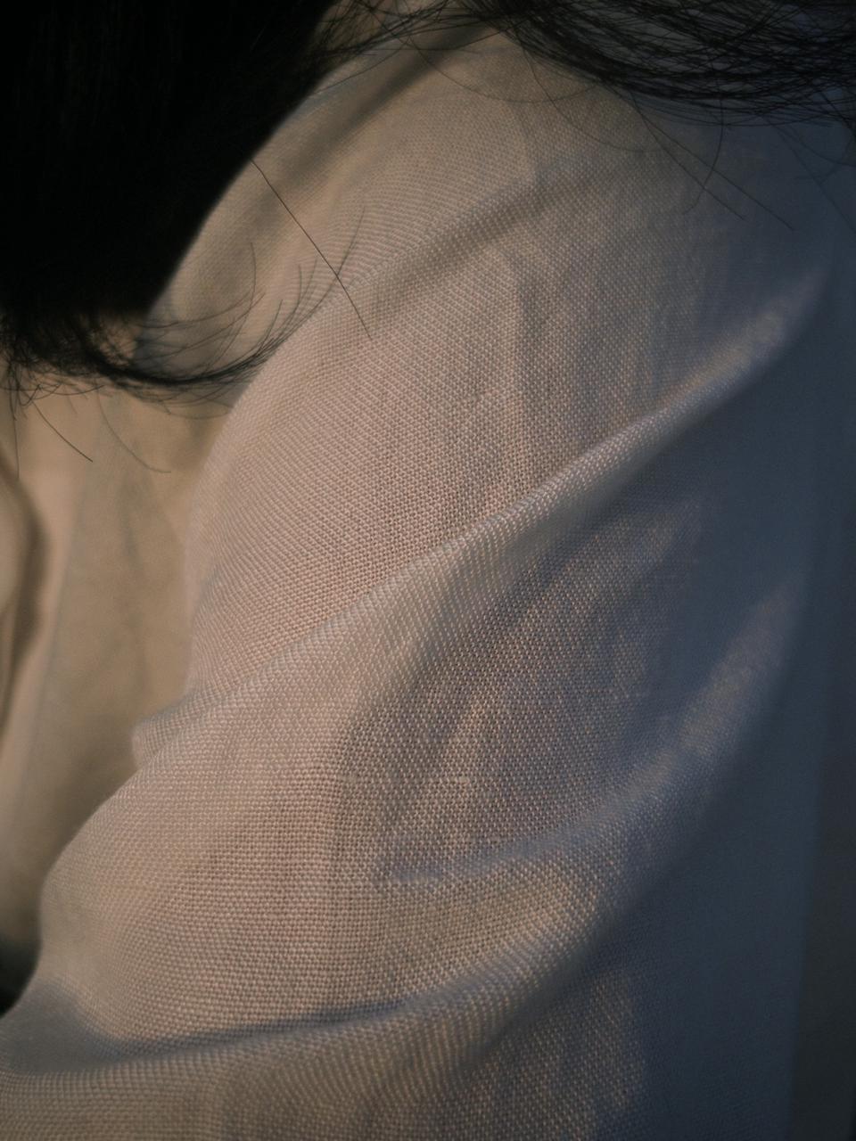 KIRIN Off-White Linen-Tencel shirt (Relaxed Fit)