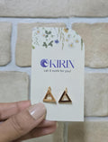 Gold Triangle (Earrings)