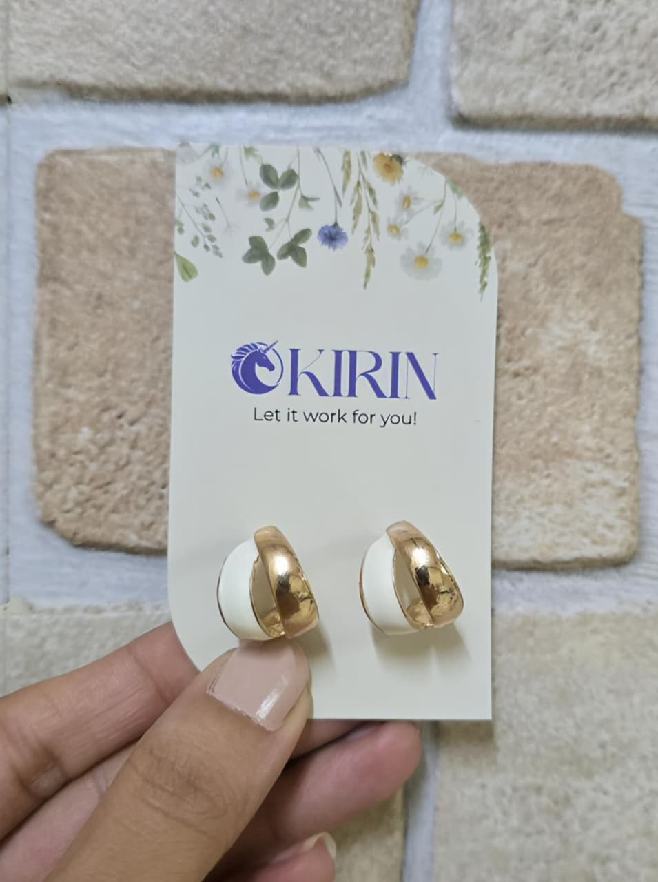 Ivory Hoops (Earrings)
